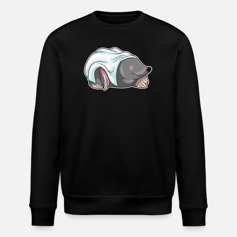 Maulwurf Braut Hochzeit - Stanley/Stella Unisex Bio-Sweatshirt ROLLER - Schwarz