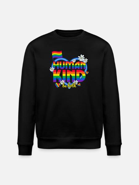 LGBT, gay, lesbian, pride - Stanley/Stella ROLLER Unisex Organic Sweatshirt - black
