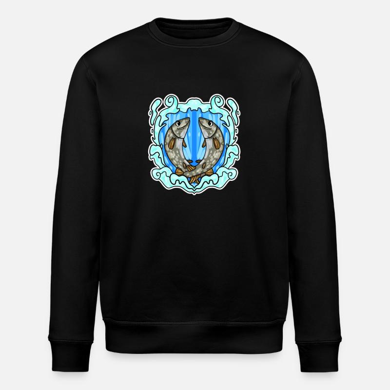 Pike - Stanley/Stella ROLLER Unisex Organic Sweatshirt - black