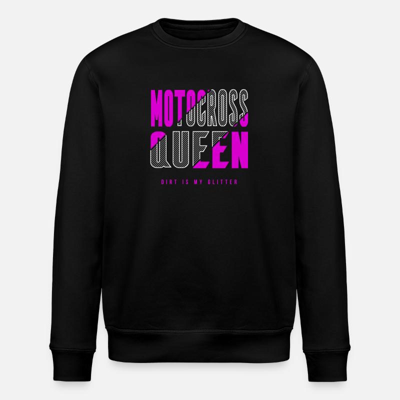 Reine du motocross - Sweat bio ROLLER Stanley/Stella Unisexe - noir