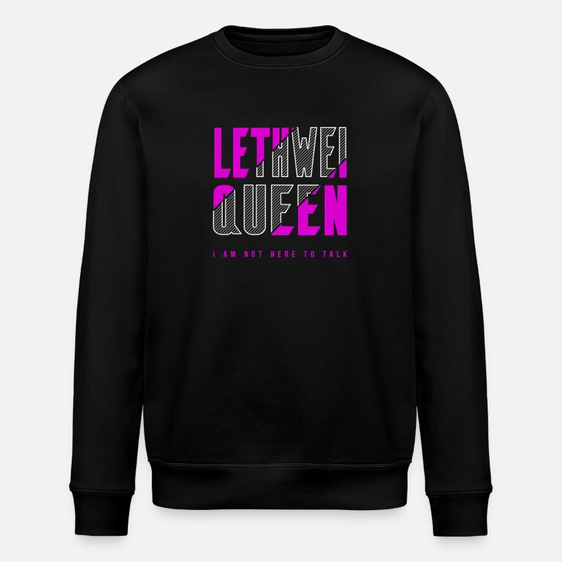 Lethwei Queen - Stanley/Stella ROLLER Unisex Organic Sweatshirt - black