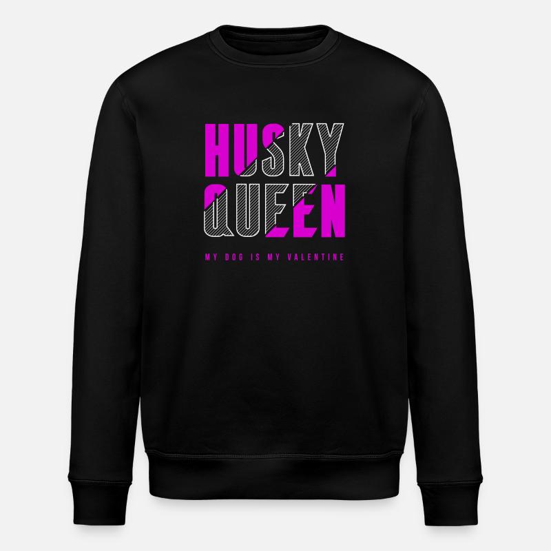 Reine husky - Sweat bio ROLLER Stanley/Stella Unisexe - noir