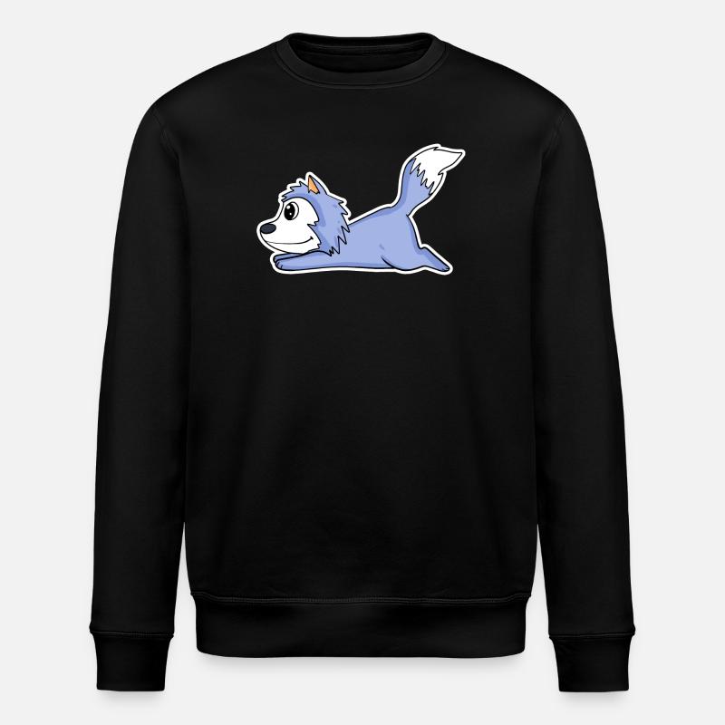 Loup coucheur - Sweat bio ROLLER Stanley/Stella Unisexe - noir