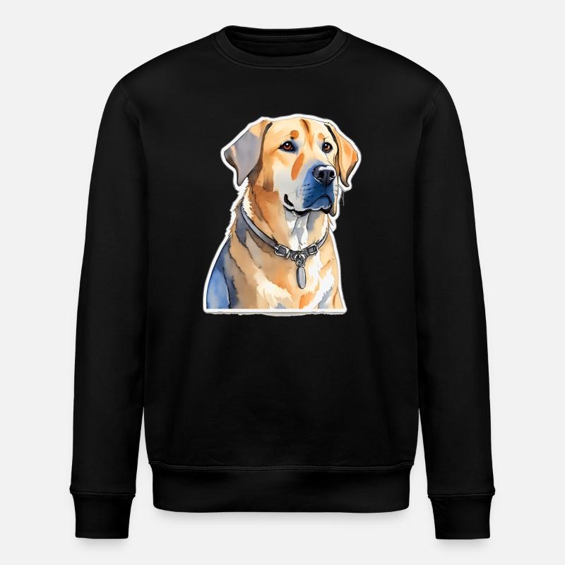 Labrador - Stanley/Stella Unisex Bio-Sweatshirt ROLLER - Schwarz