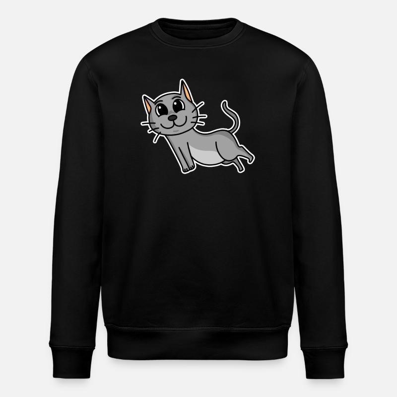 Chat - Sweat bio ROLLER Stanley/Stella Unisexe - noir