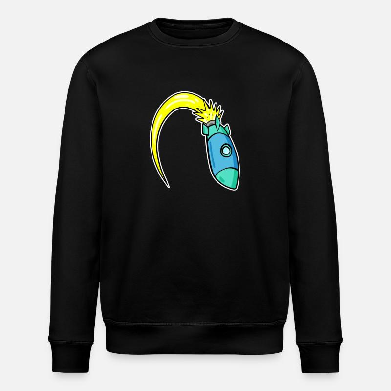 Rakete - Stanley/Stella Unisex Bio-Sweatshirt ROLLER - Schwarz