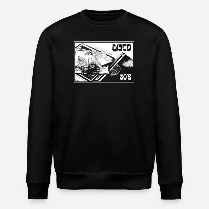DISKOTHEK - Stanley/Stella Unisex Bio-Sweatshirt ROLLER - Schwarz