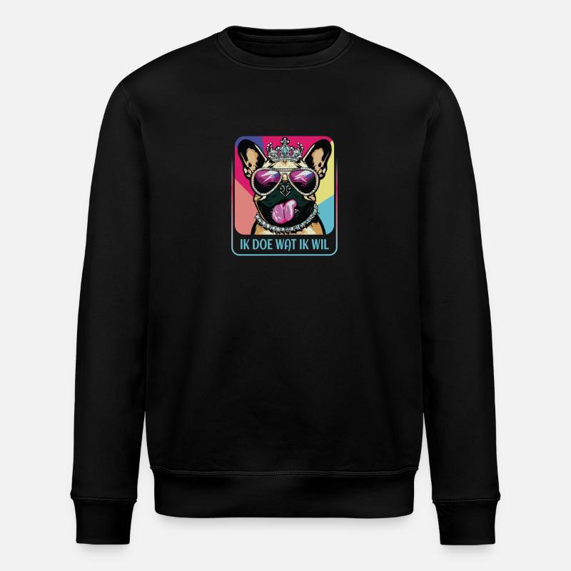 Carlin têtu - Sweat bio ROLLER Stanley/Stella Unisexe - noir