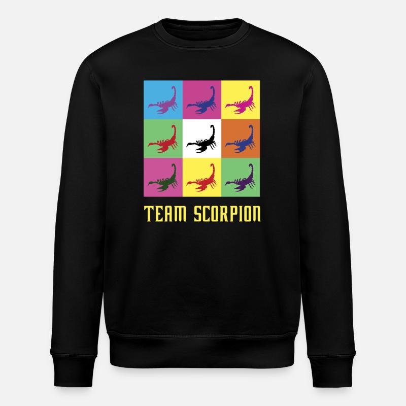 Team Skorpion - Stanley/Stella Unisex Bio-Sweatshirt ROLLER - Schwarz