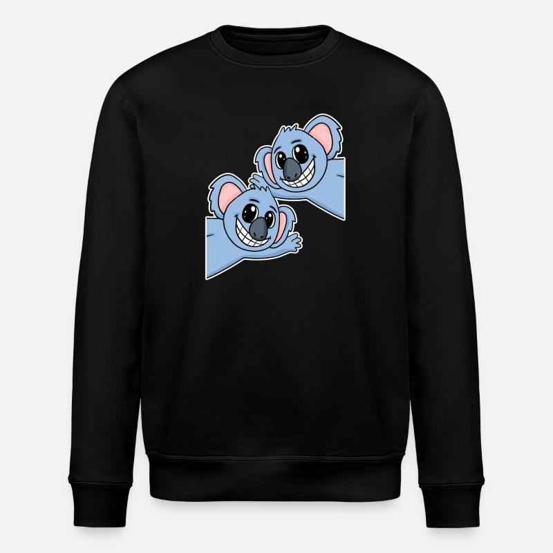 Koala Koalas - Sweat bio ROLLER Stanley/Stella Unisexe - noir
