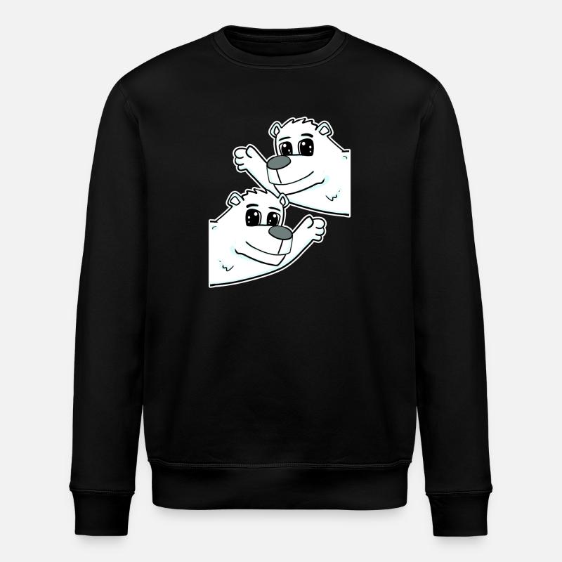 Ours polaire Ours polaire - Sweat bio ROLLER Stanley/Stella Unisexe - noir