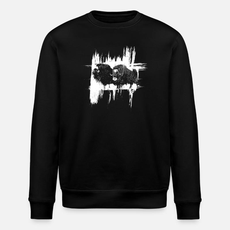 Les Bisons - Sweat bio ROLLER Stanley/Stella Unisexe - noir