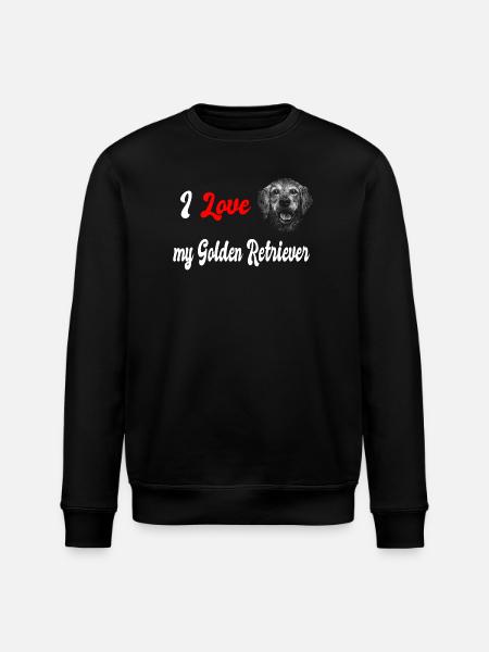 J'adore mon golden retriever - Sweat bio ROLLER Stanley/Stella Unisexe - noir