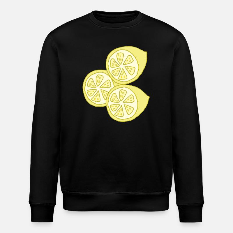 Citrons - Sweat bio ROLLER Stanley/Stella Unisexe - noir