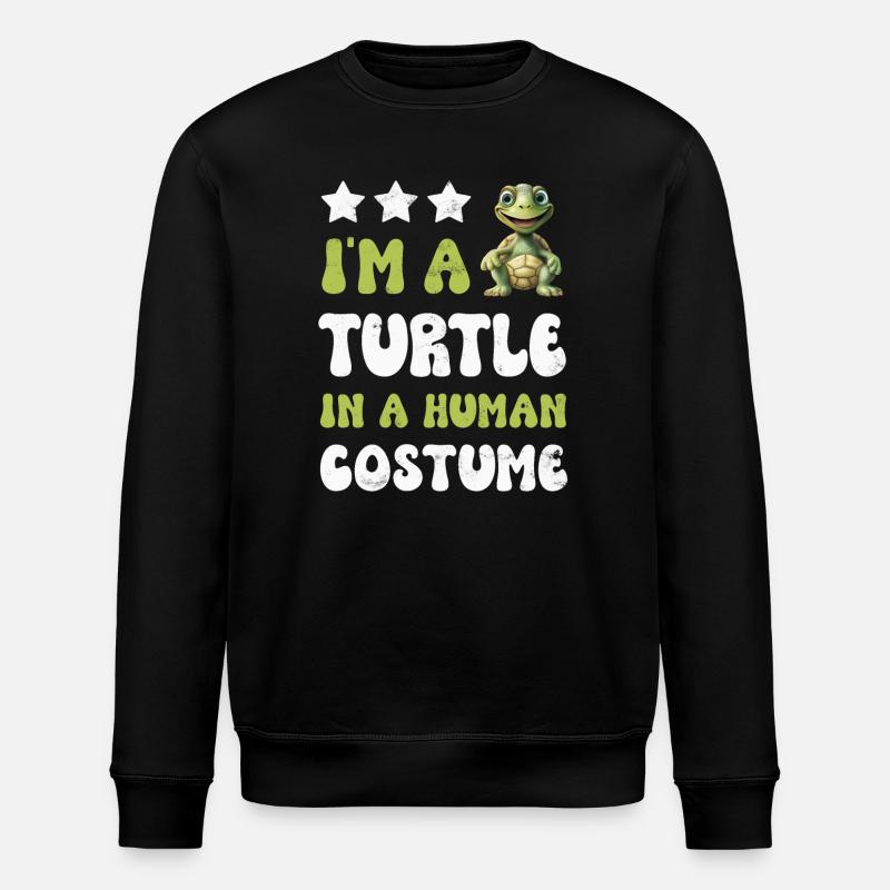 Tortues tortues - Sweat bio ROLLER Stanley/Stella Unisexe - noir
