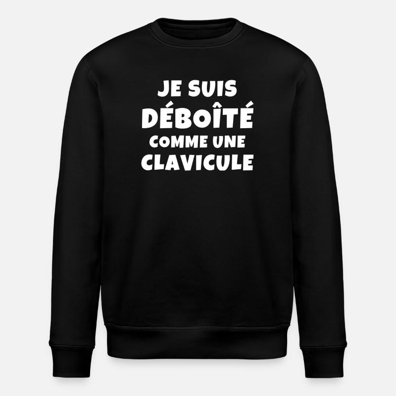 alcool, alcool humour, ivrogne - Sweat bio ROLLER Stanley/Stella Unisexe - noir