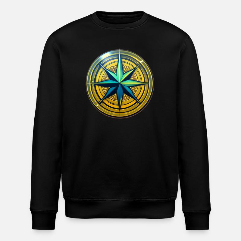 Compass - Stanley/Stella ROLLER Unisex Organic Sweatshirt - black