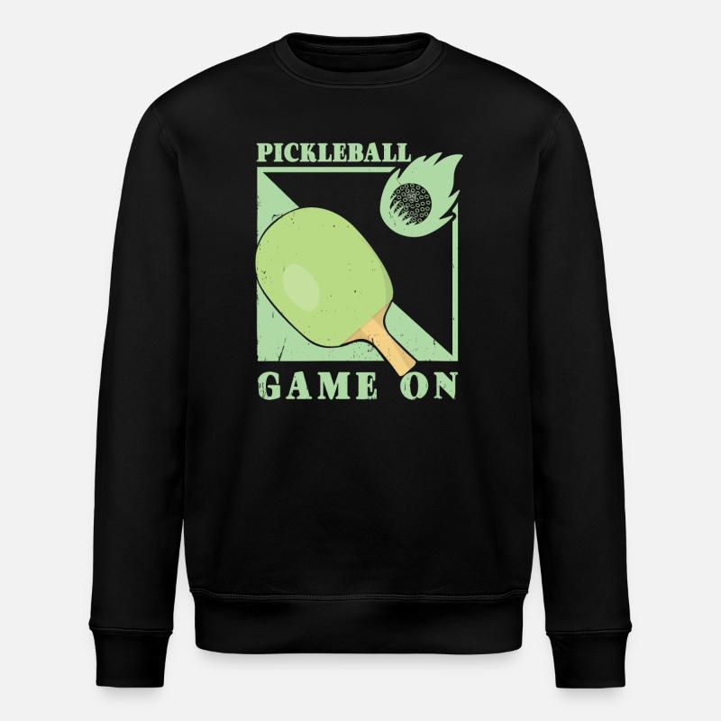 Pickleball Player - Stanley/Stella ROLLER Unisex Organic Sweatshirt - black