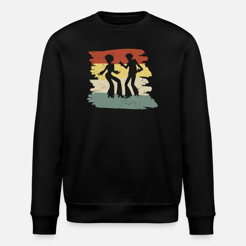 Regenbogen Tanzsilhouette - Stanley/Stella Unisex Bio-Sweatshirt ROLLER - Schwarz