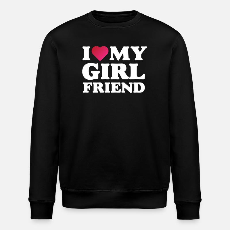 J’aime ma petite amie - Sweat bio ROLLER Stanley/Stella Unisexe - noir