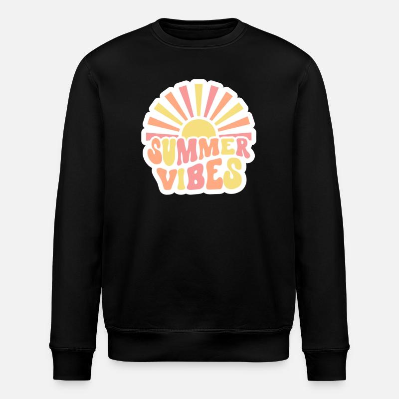 Ambiance estivale - Sweat bio ROLLER Stanley/Stella Unisexe - noir
