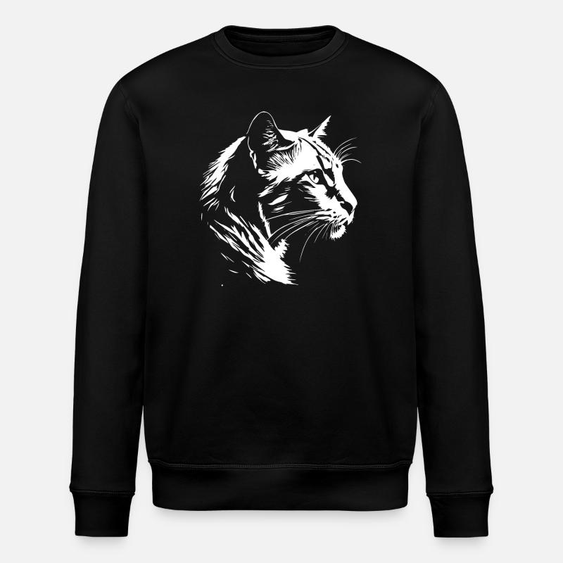 Cat 5 - Stanley/Stella ROLLER Unisex Organic Sweatshirt - black