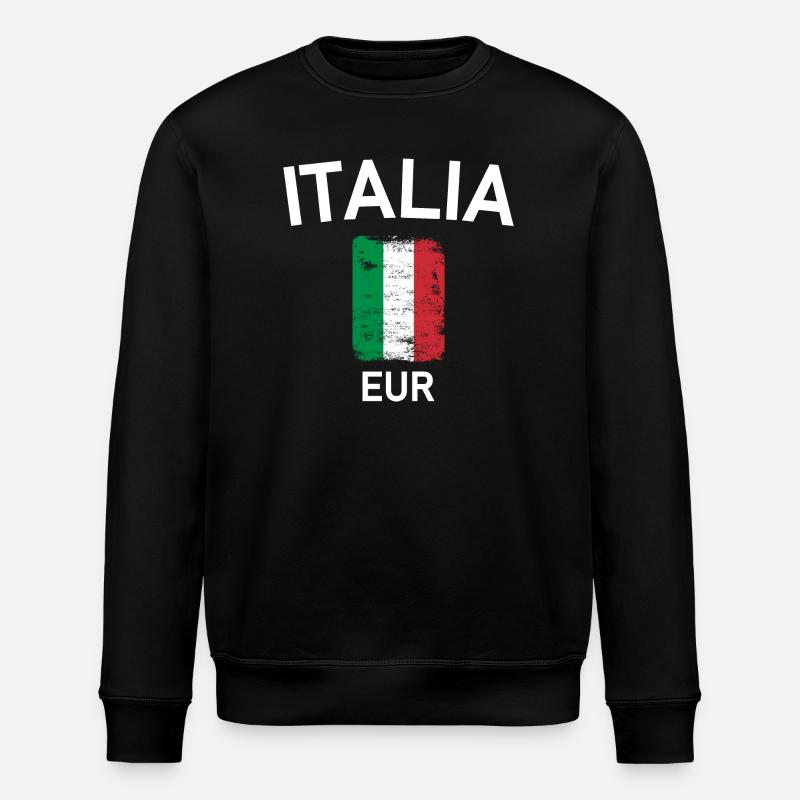 Drapeau de l’Italie - Sweat bio ROLLER Stanley/Stella Unisexe - noir