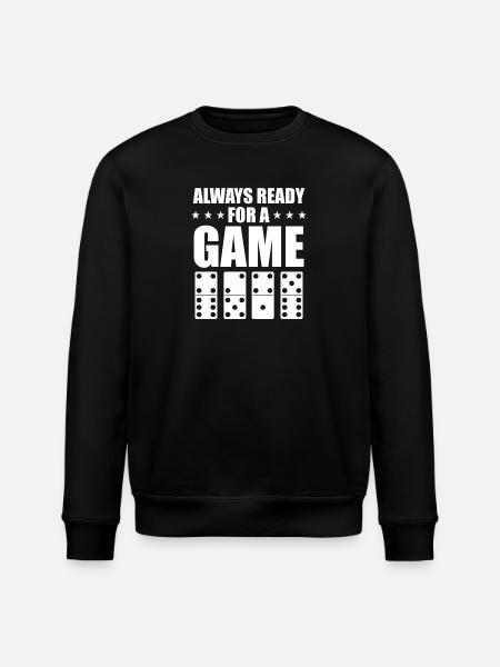 Conception de jeux Domino - Sweat bio ROLLER Stanley/Stella Unisexe - noir