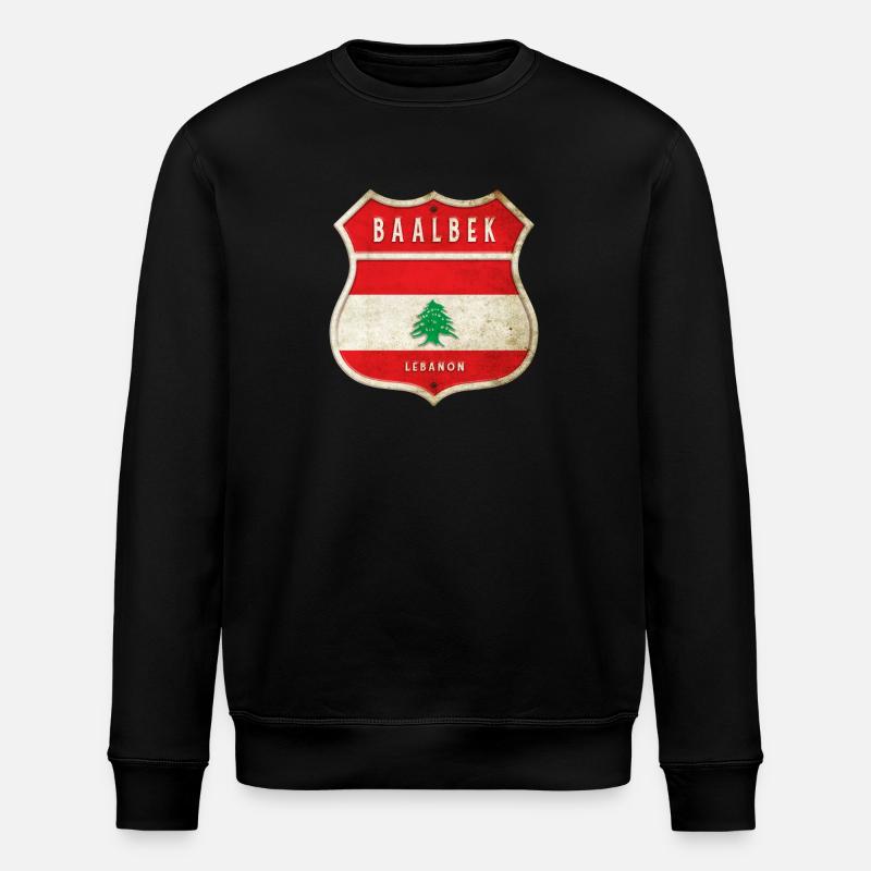 Baalbek Liban Armoiries Drapeaux Design - Sweat bio ROLLER Stanley/Stella Unisexe - noir