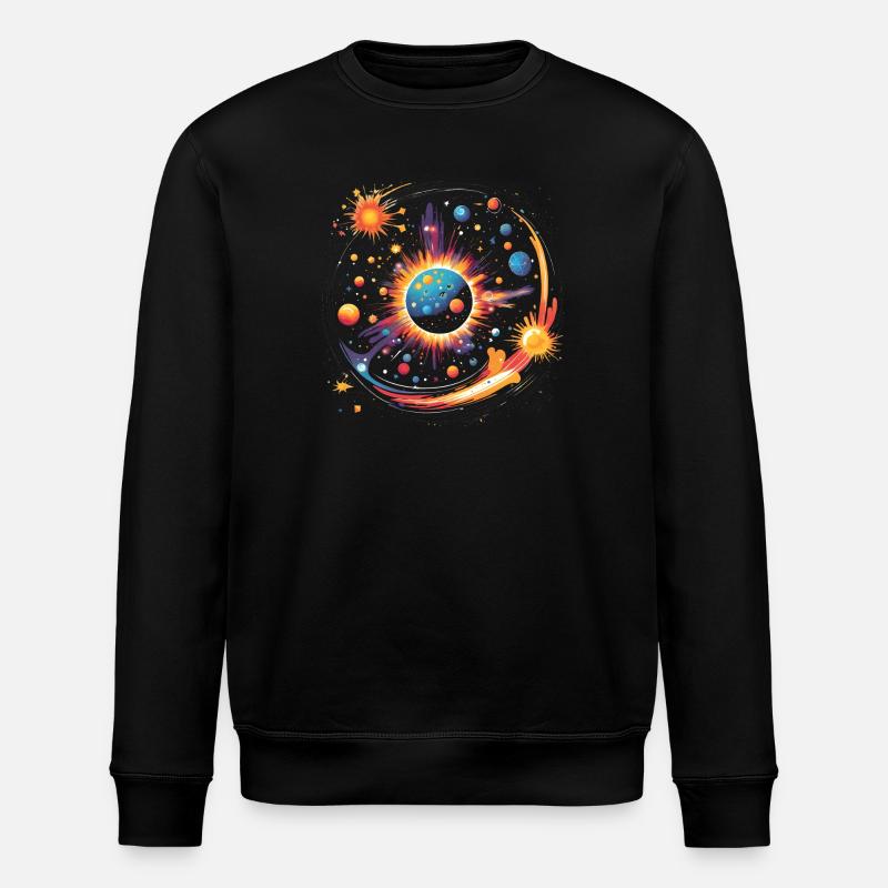 Urknall - Stanley/Stella Unisex Bio-Sweatshirt ROLLER - Schwarz