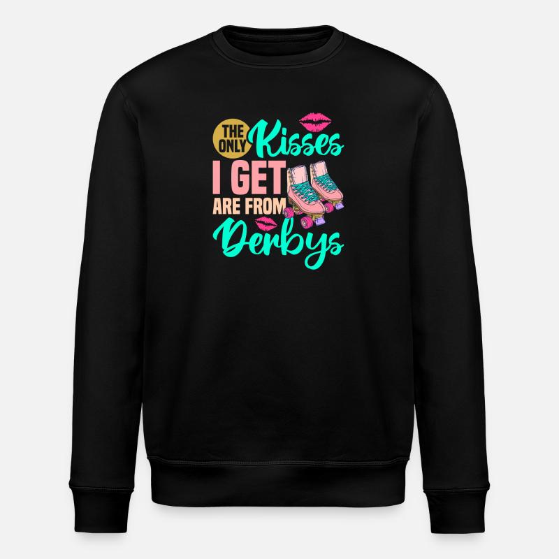 Roller Skate Design - Stanley/Stella ROLLER Unisex Organic Sweatshirt - black