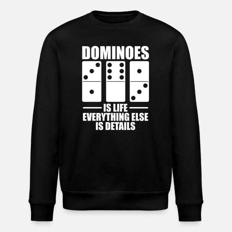 Conception de jeux Domino - Sweat bio ROLLER Stanley/Stella Unisexe - noir