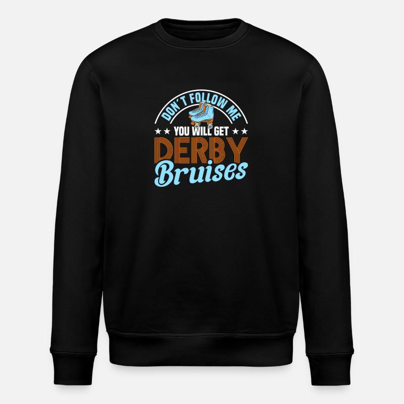Roller Skate Design - Stanley/Stella ROLLER Unisex Organic Sweatshirt - black