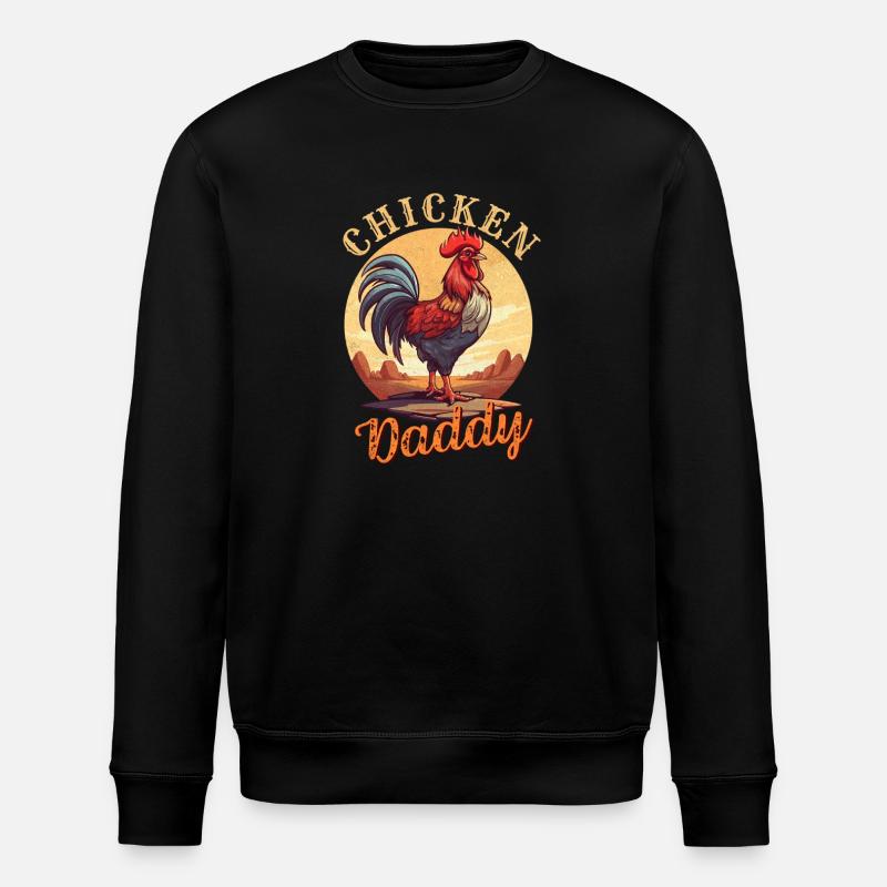 Königlicher Waliser mit Hahnenkopf - Stanley/Stella Unisex Bio-Sweatshirt ROLLER - Schwarz