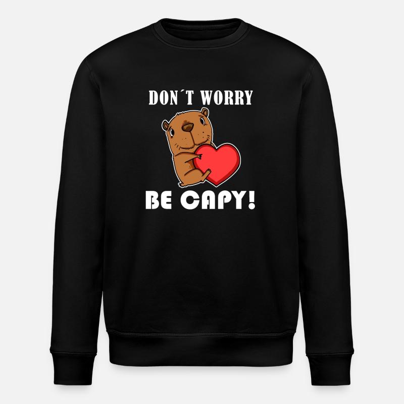 Capybara Wasserschwein Capybaras - Sweat bio ROLLER Stanley/Stella Unisexe - noir