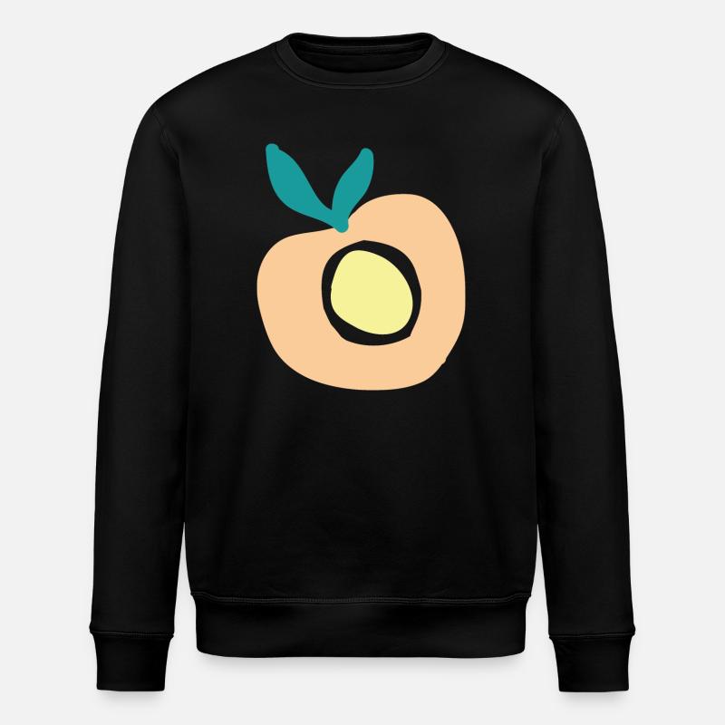 Pfirsich - Stanley/Stella Unisex Bio-Sweatshirt ROLLER - Schwarz