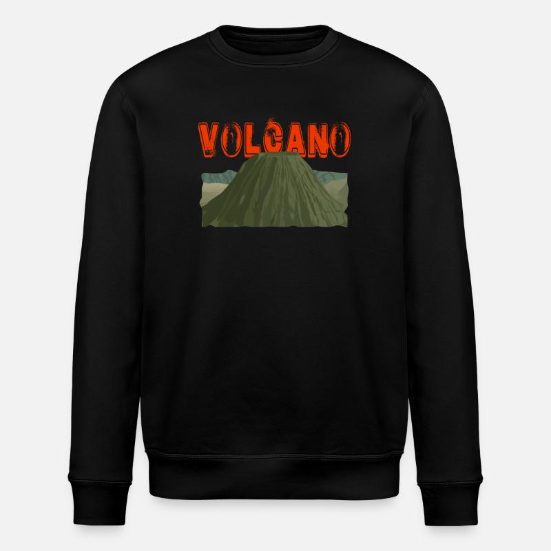 Volcano | Vulkan | vulcano - Stanley/Stella Unisex Bio-Sweatshirt ROLLER - Schwarz