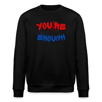 Expressive graffiti designs with splashes of paint - Stanley/Stella ROLLER Unisex Organic Sweatshirt - black - Front - Nik (191cm)