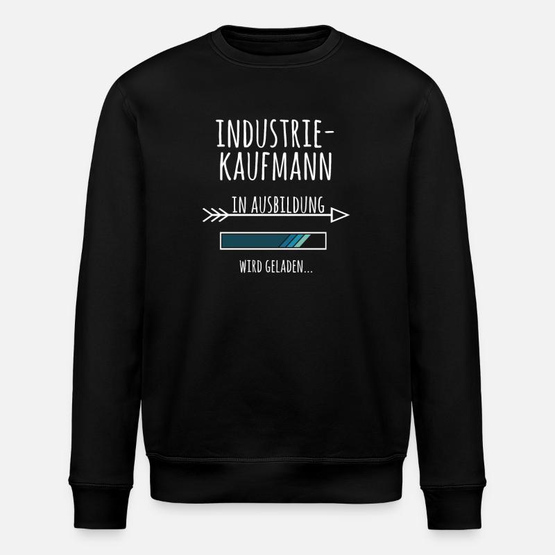 Industriekaufmann Ausbildung Beruf Geschenk - Stanley/Stella Unisex Bio-Sweatshirt ROLLER - Schwarz