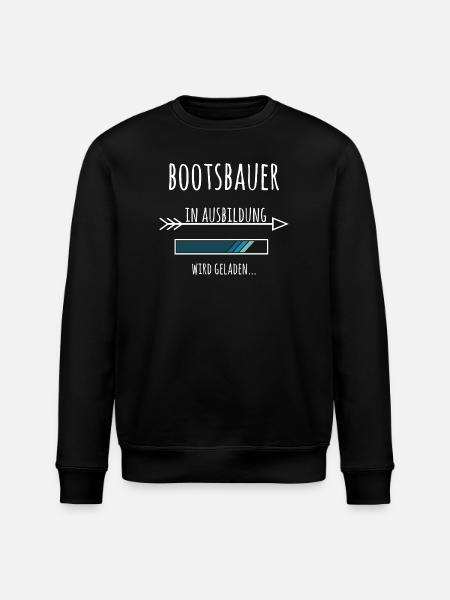 Bootsbauer Boote Ausbildung Beruf - Stanley/Stella Unisex Bio-Sweatshirt ROLLER - Schwarz