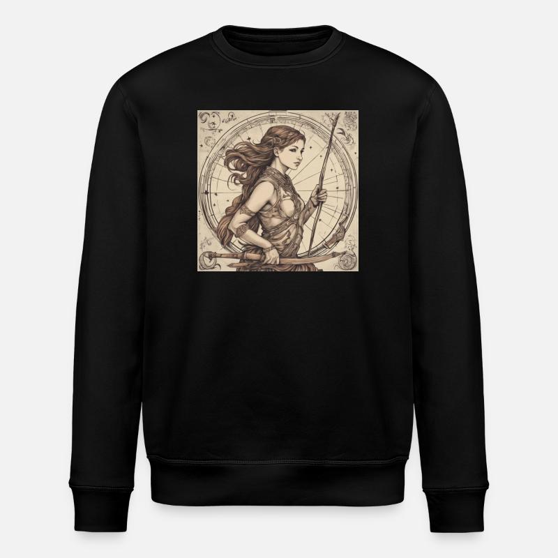 Zodiaque Sagittaire - Sweat bio ROLLER Stanley/Stella Unisexe - noir