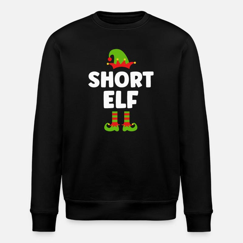 Noël drôle de petit lutin - Sweat bio ROLLER Stanley/Stella Unisexe - noir