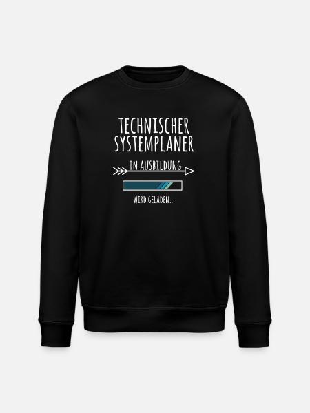 Technischer Systemplaner Ausbildung Beruf Geschenk - Stanley/Stella Unisex Bio-Sweatshirt ROLLER - Schwarz