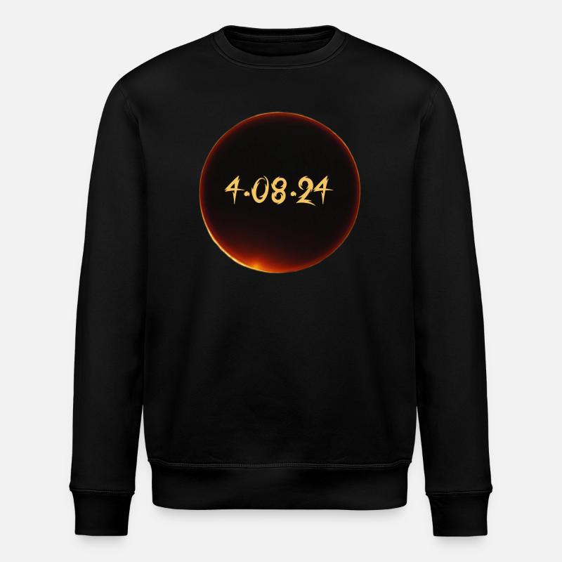 Eclipse de Soleil 2024 - Sweat bio ROLLER Stanley/Stella Unisexe - noir