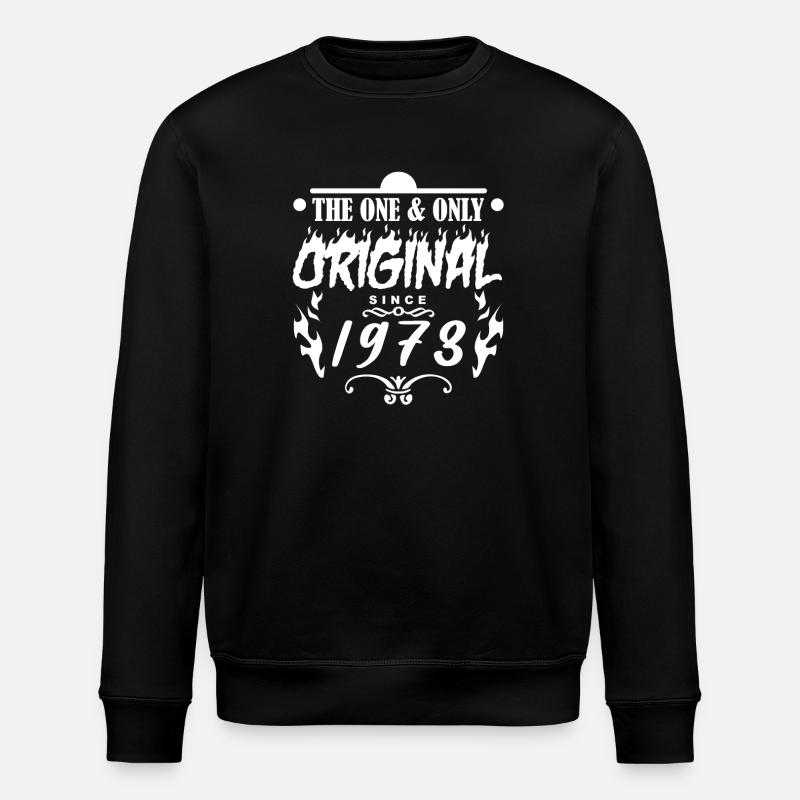 1973 - Stanley/Stella ROLLER Unisex Organic Sweatshirt - black
