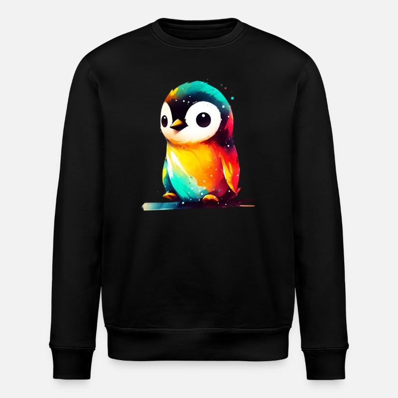 Pinguin - Stanley/Stella Unisex Bio-Sweatshirt ROLLER - Schwarz