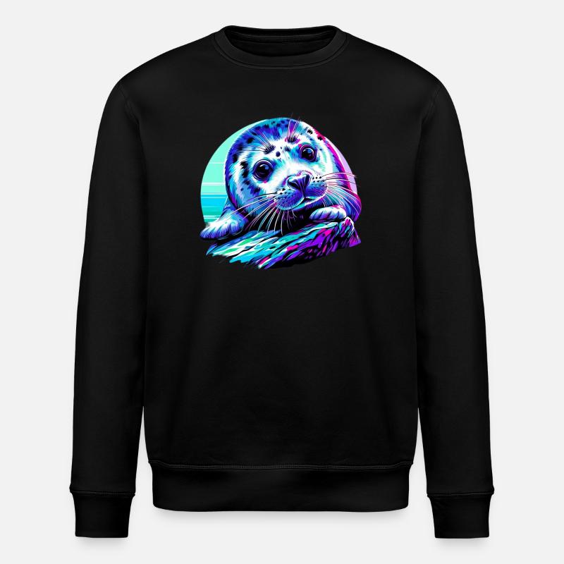 Siegel - Stanley/Stella Unisex Bio-Sweatshirt ROLLER - Schwarz