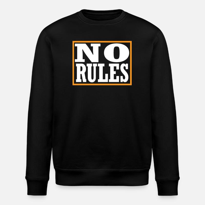 Keine Regeln - Stanley/Stella Unisex Bio-Sweatshirt ROLLER - Schwarz
