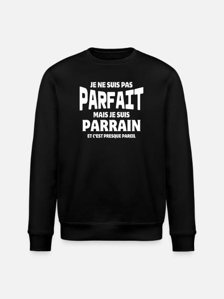 parrain, filleul, super parrain - Sweat bio ROLLER Stanley/Stella Unisexe - noir