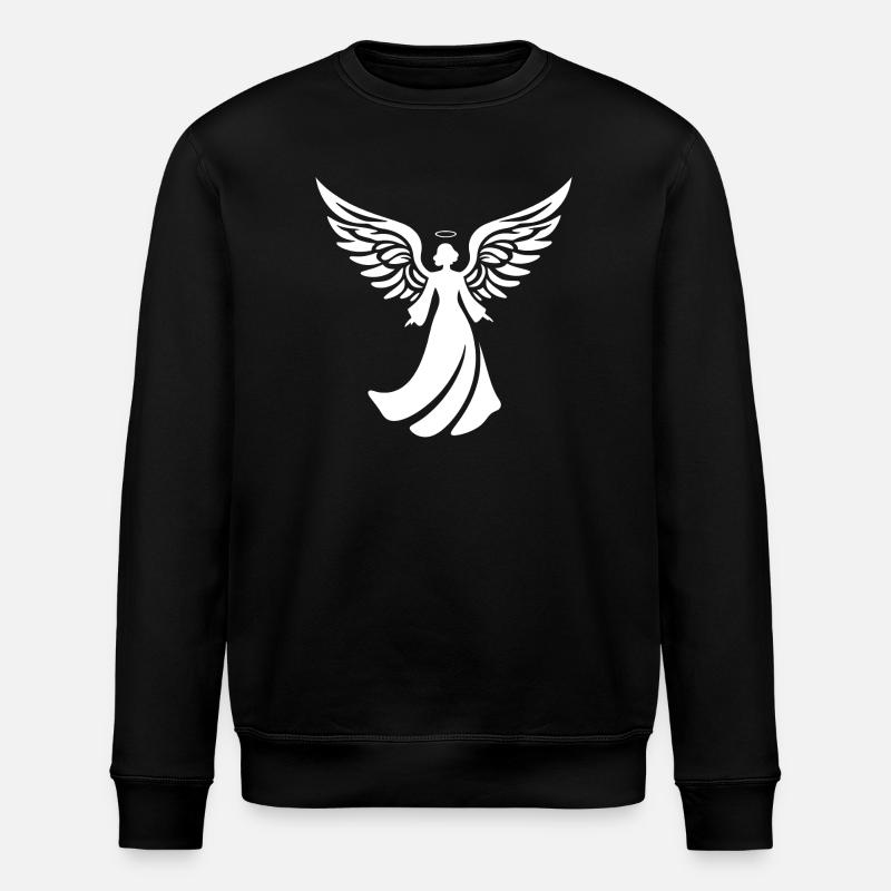 Halo de Noël Angel Silhouette - Sweat bio ROLLER Stanley/Stella Unisexe - noir